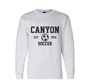 Heritage Canyon Comanches Soccer Crewneck Sweatshirt